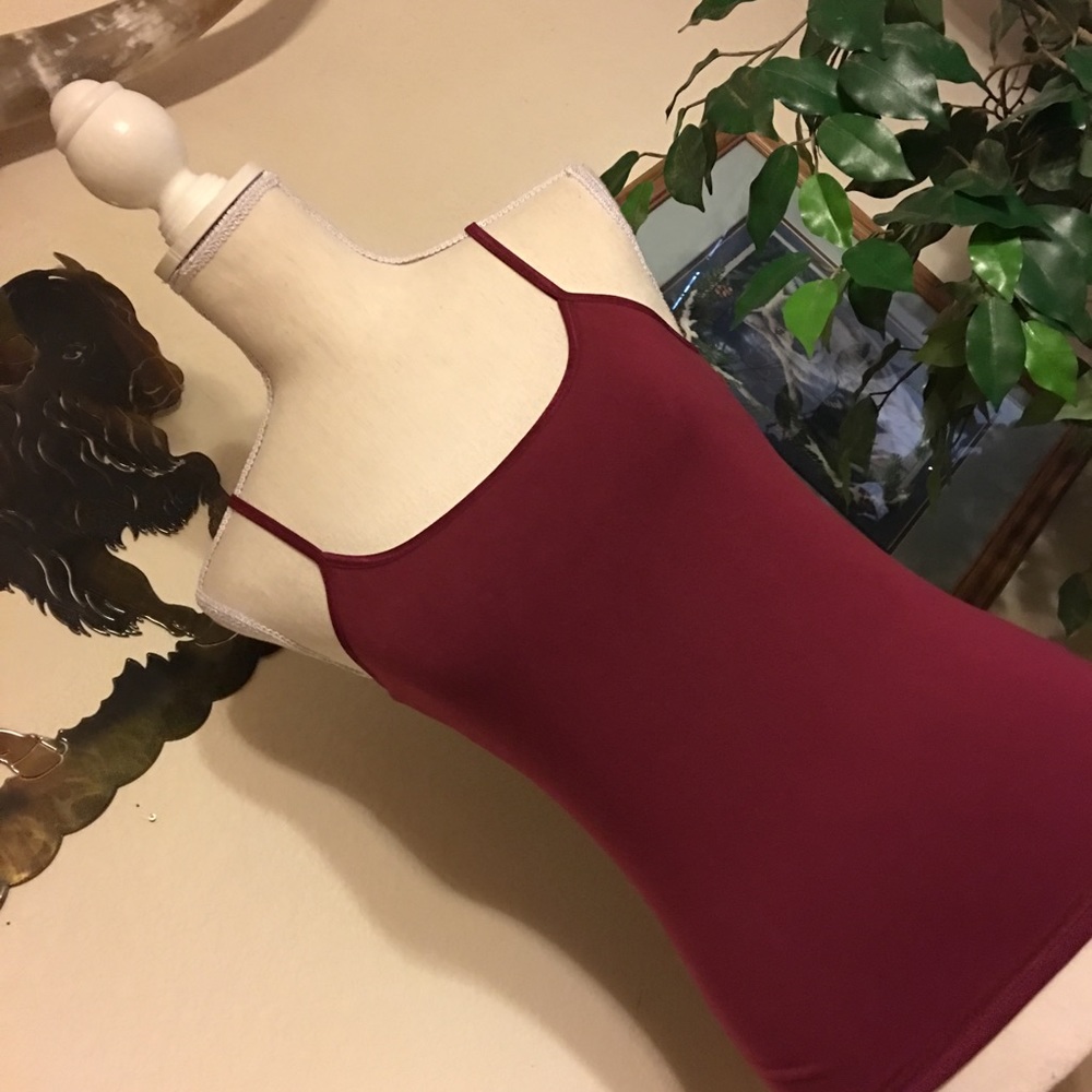 SO Brand Burgundy Tank Adj Straps NWOT S - Picture 2 of 6